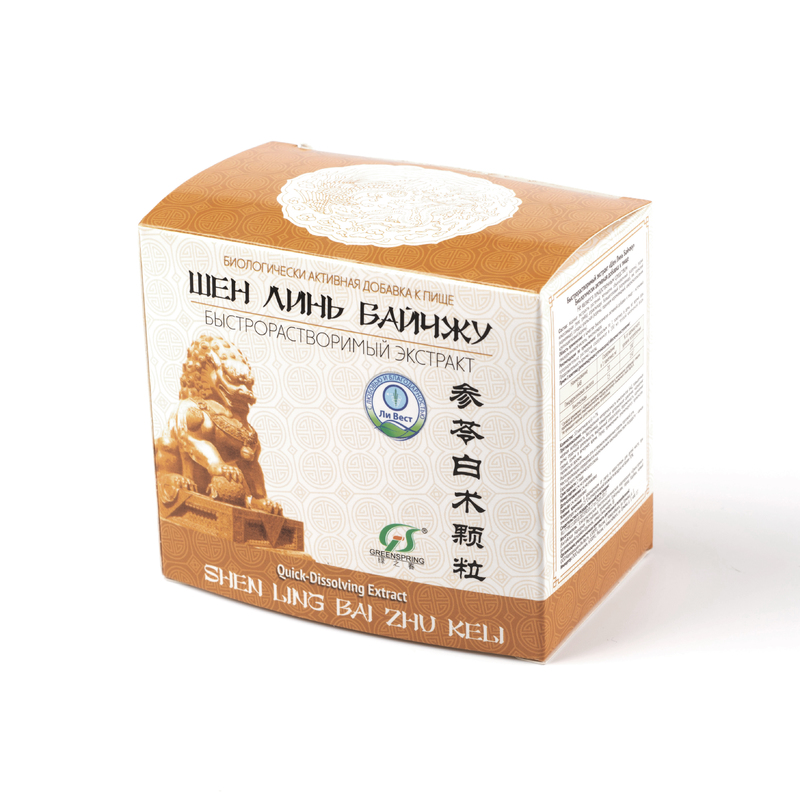 БАД к пище Быстрорастворимый экстракт «Шен Линь Байчжу», 10 пакетов по 6 г